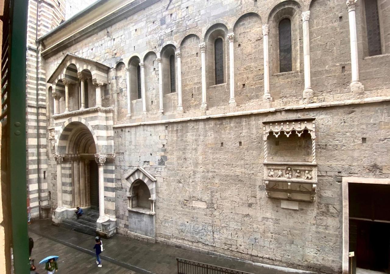 Amazing San Lorenzo 19, Rolli Palace Unesco - Stunning View Overlooking The Cathedral - Free Private Parking- Janov Exteriér fotografie